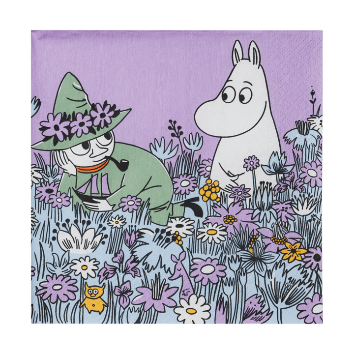 Servilletas de papel Friends forever 33x33 cm, 20-pack - Multi - Moomin Arabia