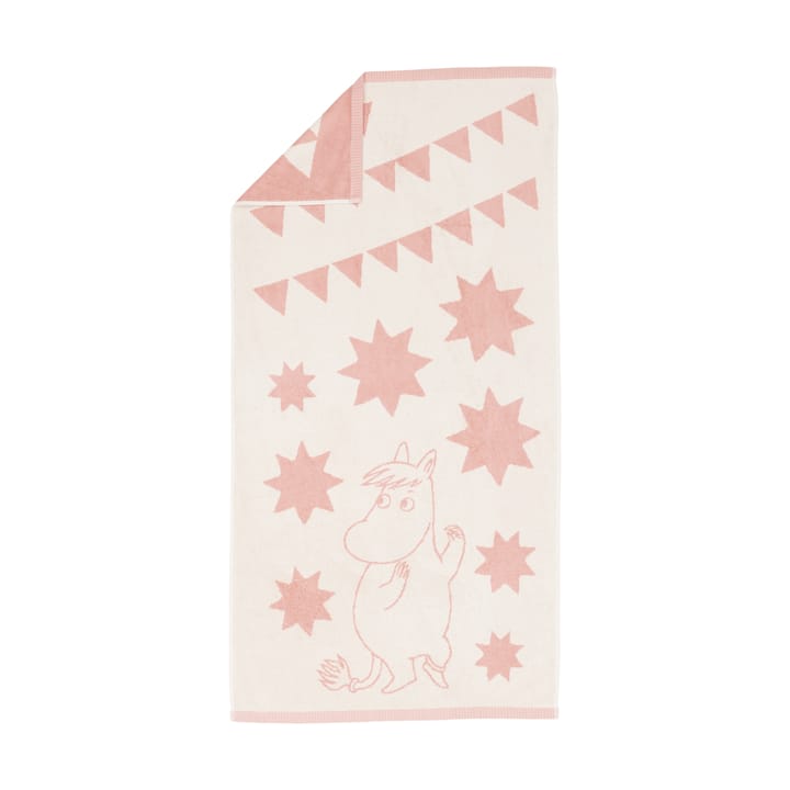 Toalla de baño Mumin 70x140 cm - Estrellas rosa - Moomin Arabia