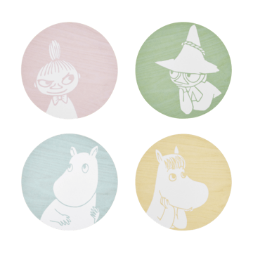 4 Posavasos Moomin Ø10 cm - Moomin characters - Muurla