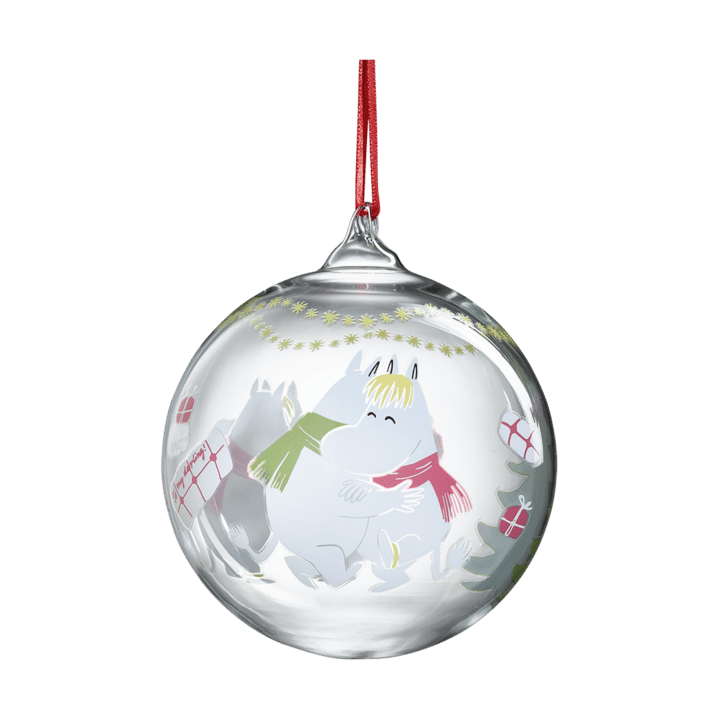 Bola de navidad Moomin Ø9 cm - Happy holidays - Muurla