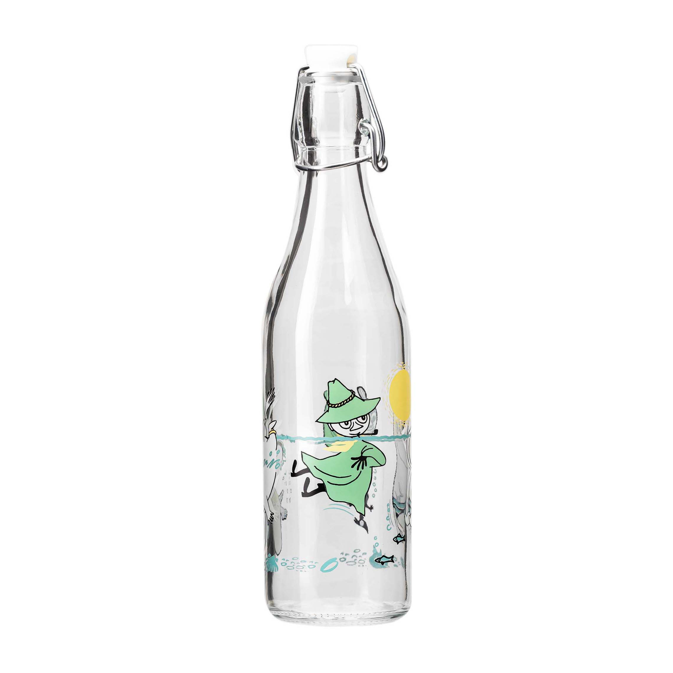 Botella Summer de vidrio para agua y té 1 litro (Solo Vidrio)