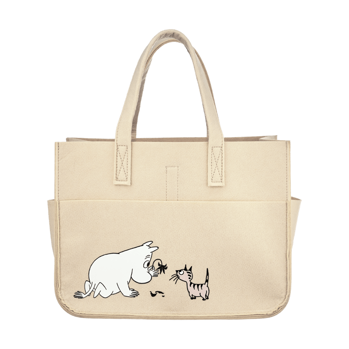 Cesta de almacenamiento Mumin pets 25x40 cm - Beige - Muurla