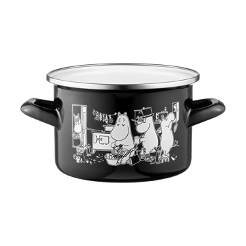 Olla esmaltada Mumin con tapa alta 1,5 L - Cocina - Muurla