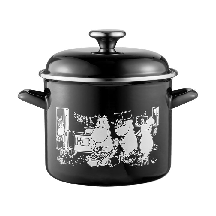 Olla esmaltada Mumin con tapa alta 3,5 L - Cocina - Muurla