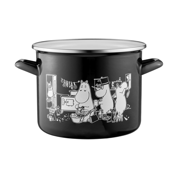 Olla esmaltada Mumin con tapa alta 3,5 L, Cocina Muurla