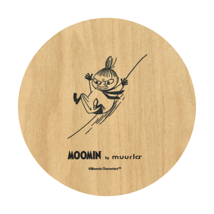 Posavaso Moomin Ø10 cm, Let it snow Muurla