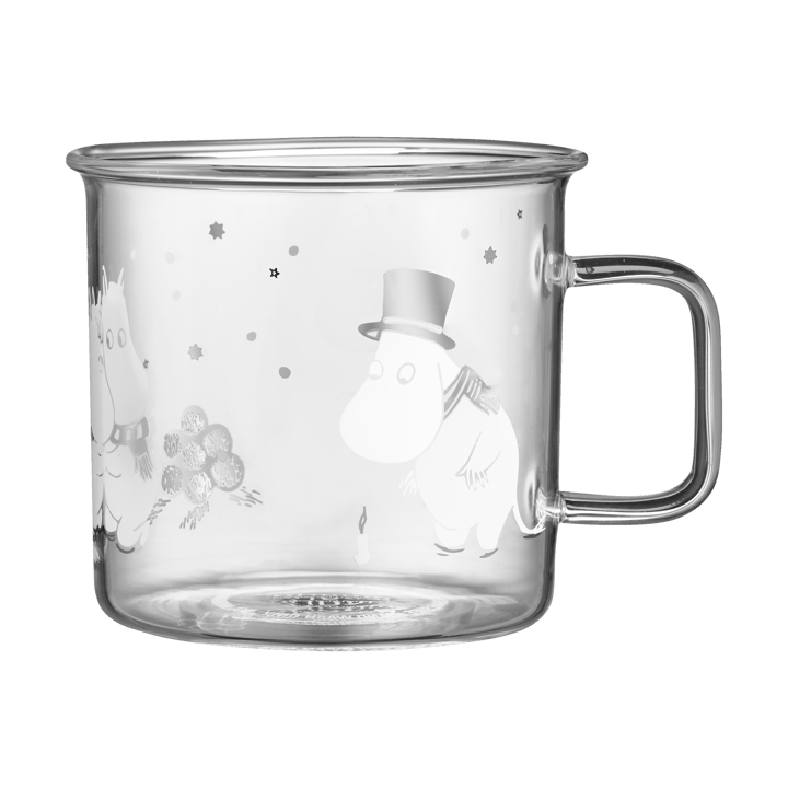 Taza de vidrio Moomin 35 cl - Let it snow - Muurla