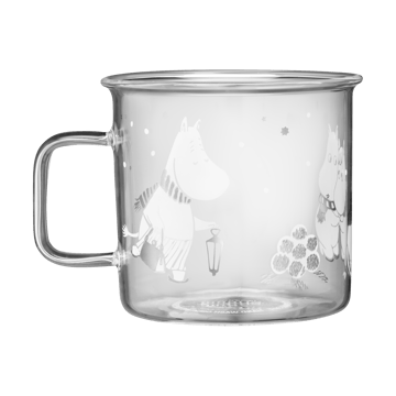 Taza de vidrio Moomin 35 cl - Let it snow - Muurla