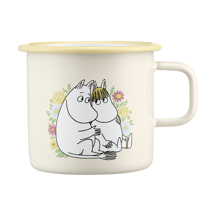 Taza esmaltada Mumin 55 cl - Flowers - Muurla