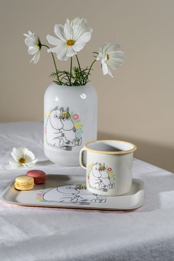 Taza esmaltada Mumin 55 cl - Flowers - Muurla