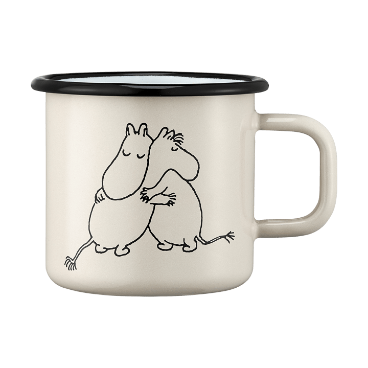 Taza esmaltada Mumin 80, 37 cl - Blanco - Muurla