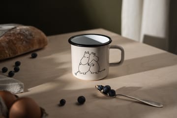 Taza esmaltada Mumin 80, 37 cl - Blanco - Muurla