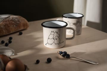 Taza esmaltada Mumin 80, 37 cl - Blanco - Muurla