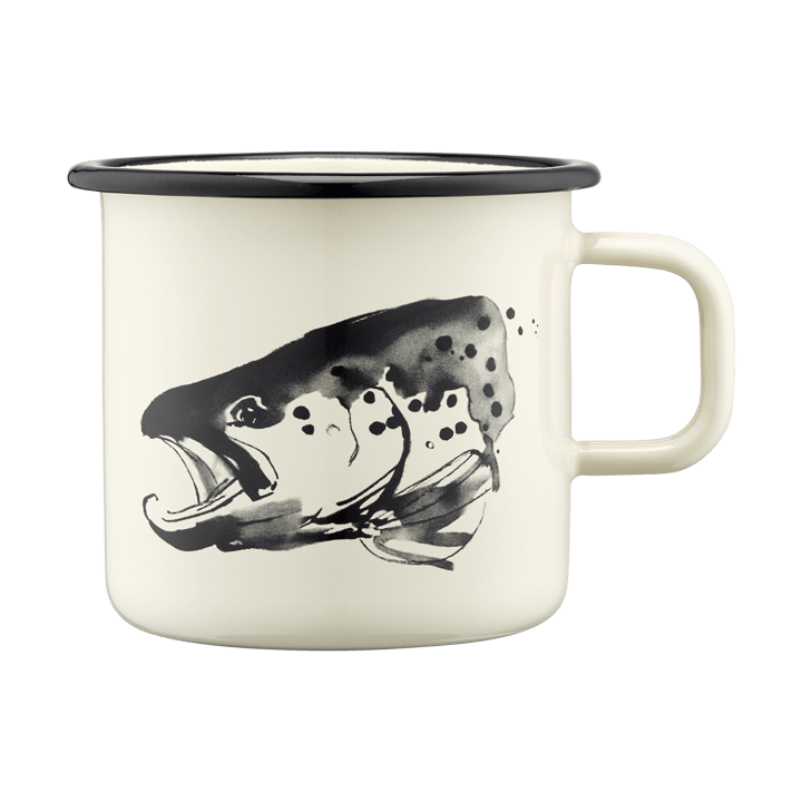 Taza esmaltada Teemu Järvi x Muurla 55 cl - Lucio & trucha - Muurla