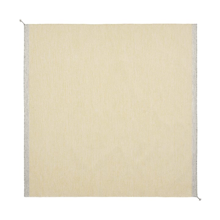 Alfombra de lana Ply 240x240 cm - Yellow - Muuto