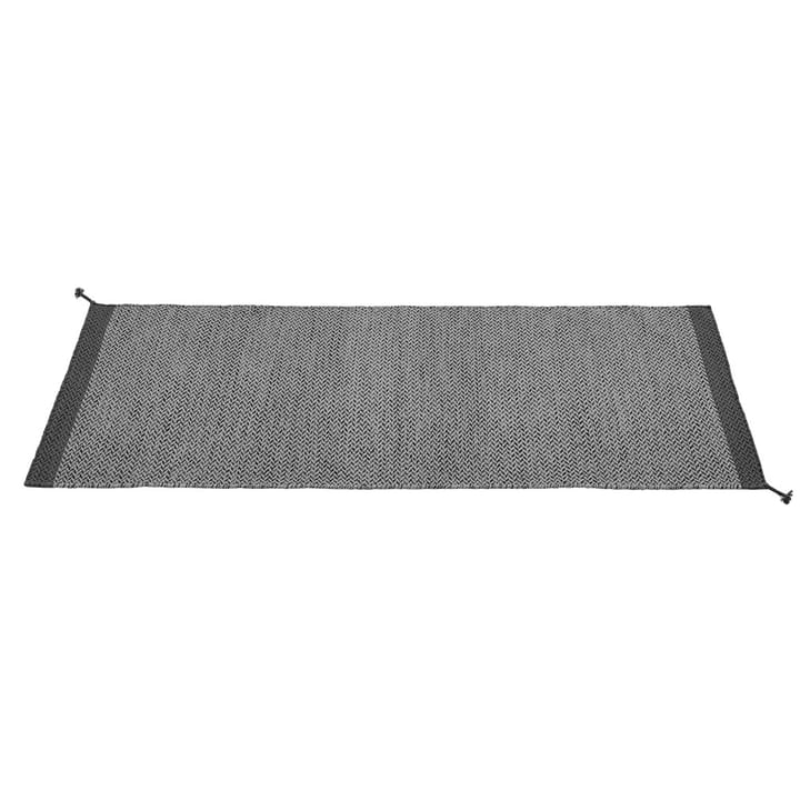 Alfombra de lana Ply 80x200 cm - Dark grey - Muuto