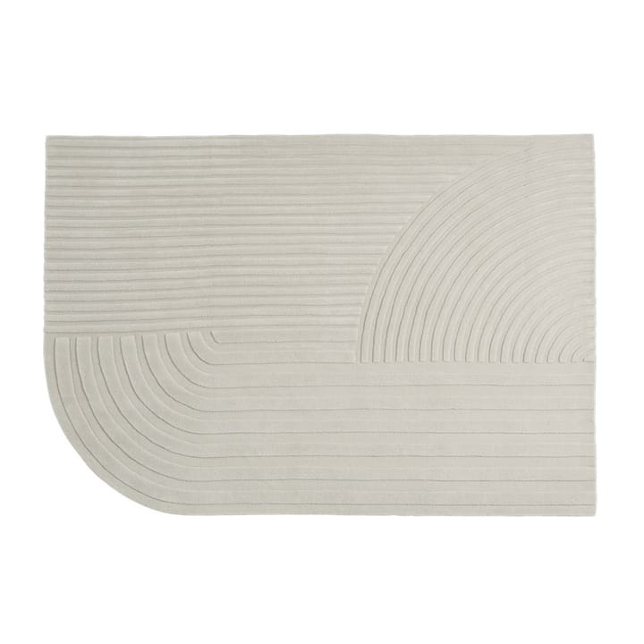 Alfombra Relevo 170x240 cm, Off-white Muuto