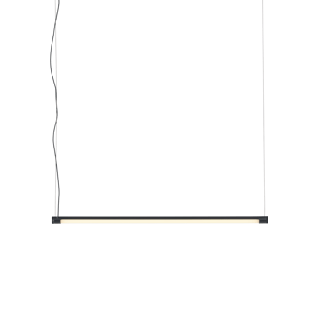 Lámpara Fine Suspension Lamp 90 cm - Black - Muuto