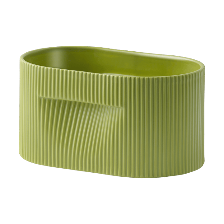 Maceta Ridge 13 cm - Moss green - Muuto