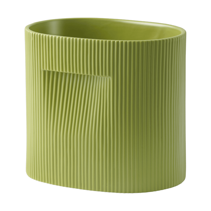 Maceta Ridge 24 cm - Moss green - Muuto