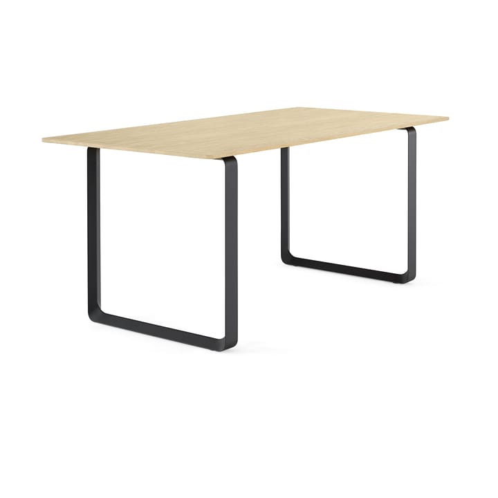 Mesa 70/70 170x85 cm, Solid humod oak-Black Muuto