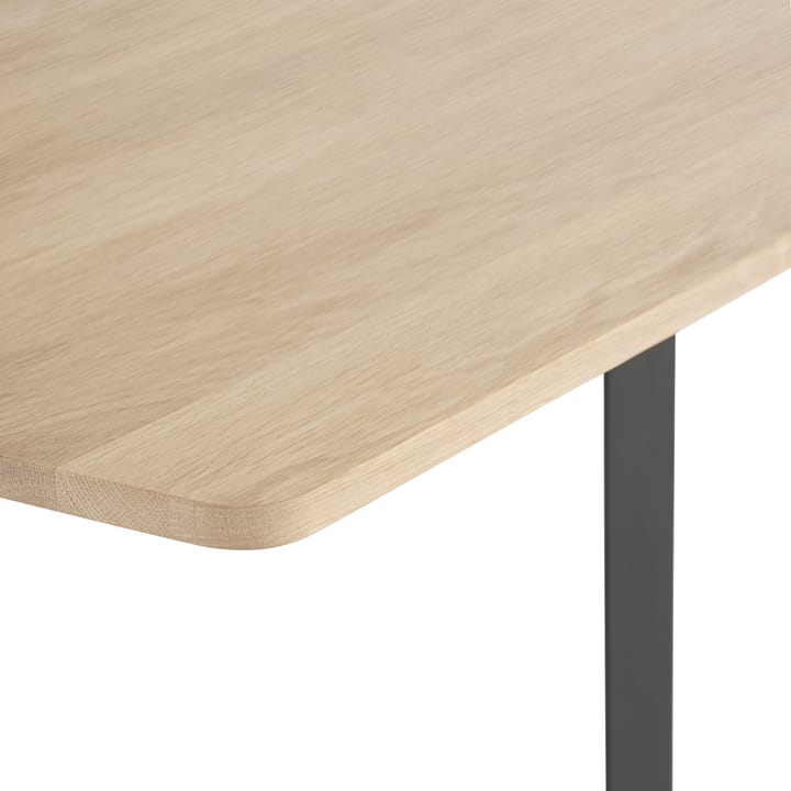 Mesa 70/70 170x85 cm, Solid humod oak-Black Muuto