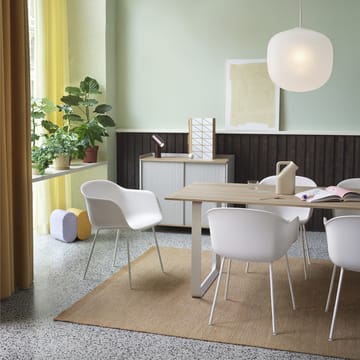 Mesa 70/70 225x90 cm - Solid humod oak-Sand - Muuto