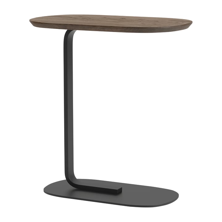 Mesa auxiliar Relate 60,5 cm - roble ahumado-negro - Muuto