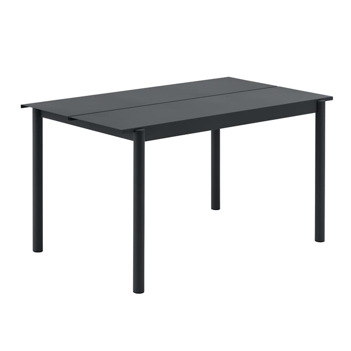 Mesa de acero Linear steel table 140 cm - Black - Muuto