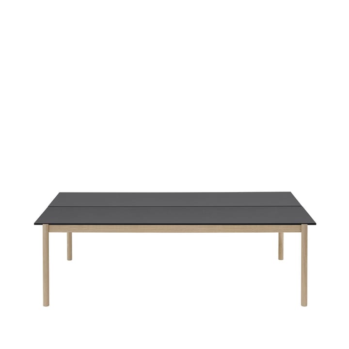 Mesa Linear System 142x240 cm - Black nanolaminate-Black-Oak - Muuto