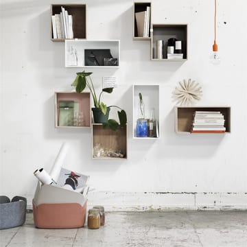 Módulo de estantería Mini Stacked large - blanco - Muuto