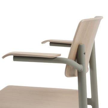 Silla con reposabrazos Loft - Oak-Dusty green - Muuto