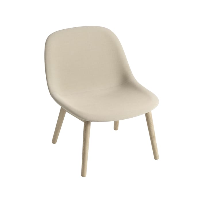 Silla Fiber Lounge con patas de roble - Steelcut trio 236 - Muuto