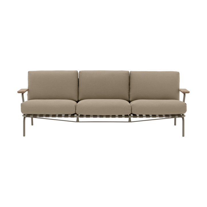 Sofá Settle de 2 plazas - Ribbed Weave 5 Taupe - Muuto