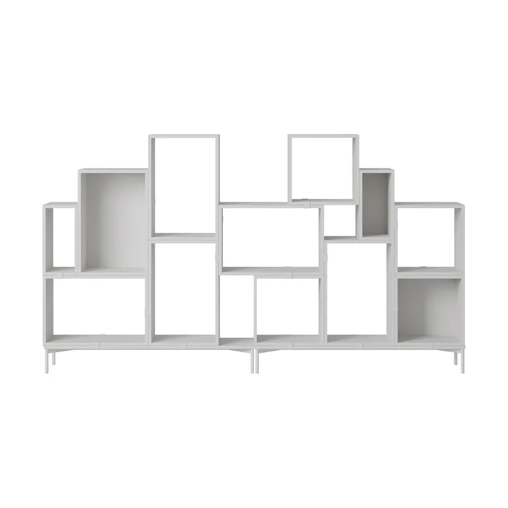 Stacked sistema de almacenamiento Bookcase Configuration 3 - Gris - Muuto