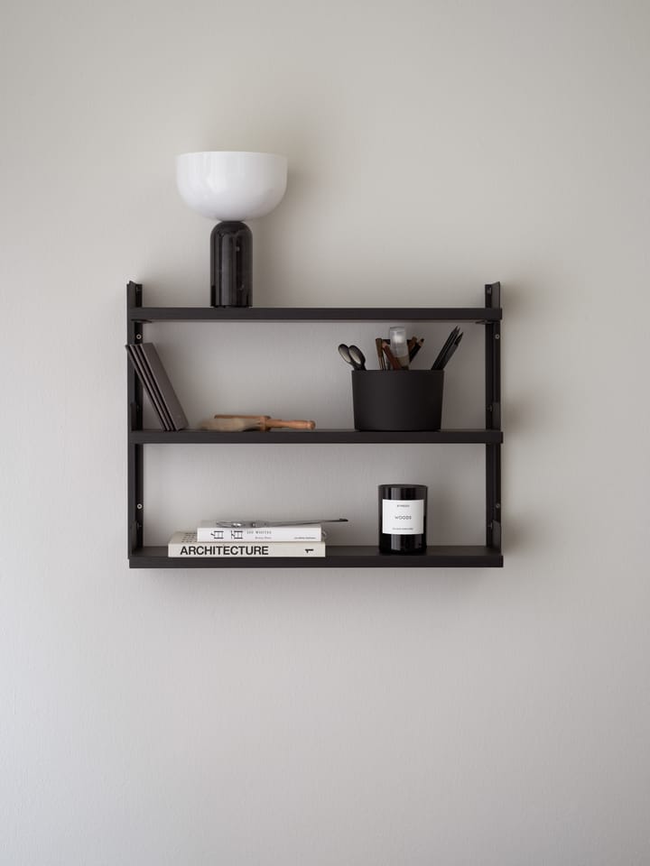 Estantería de pared New Works Tea Shelf 46x62,5 cm, Fresno negro New Works