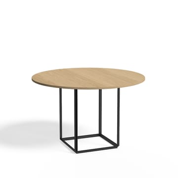 Mesa de comedor Florence redonda  - roble natural, ø120 cm, soporte negro - New Works