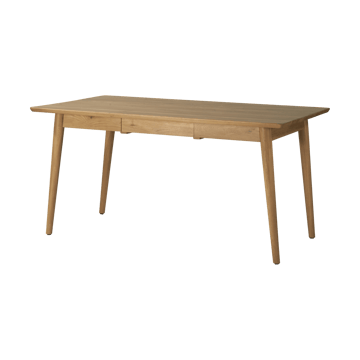 Mesa de comedor VIOR 90x120 cm - Roble lacado - NJRD