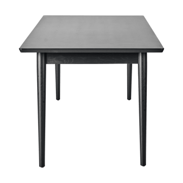 Mesa de comedor VIOR 90x200 cm - Roble lacado en negro - NJRD