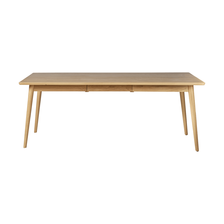 Mesa de comedor VIOR 90x200 cm - Roble lacado - NJRD