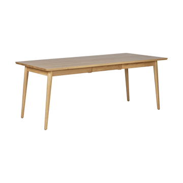 Mesa de comedor VIOR 90x200 cm - Roble lacado - NJRD