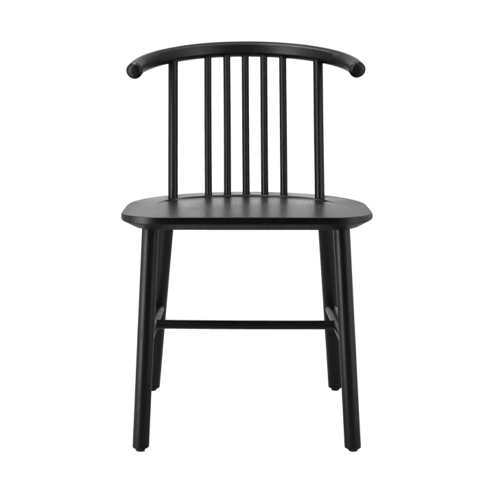 Silla de comedor VIOR - Roble lacado en negro - NJRD