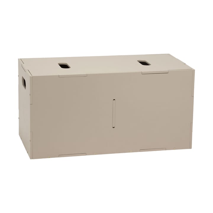 Caja de almacenamiento Cube Long - Beige - Nofred