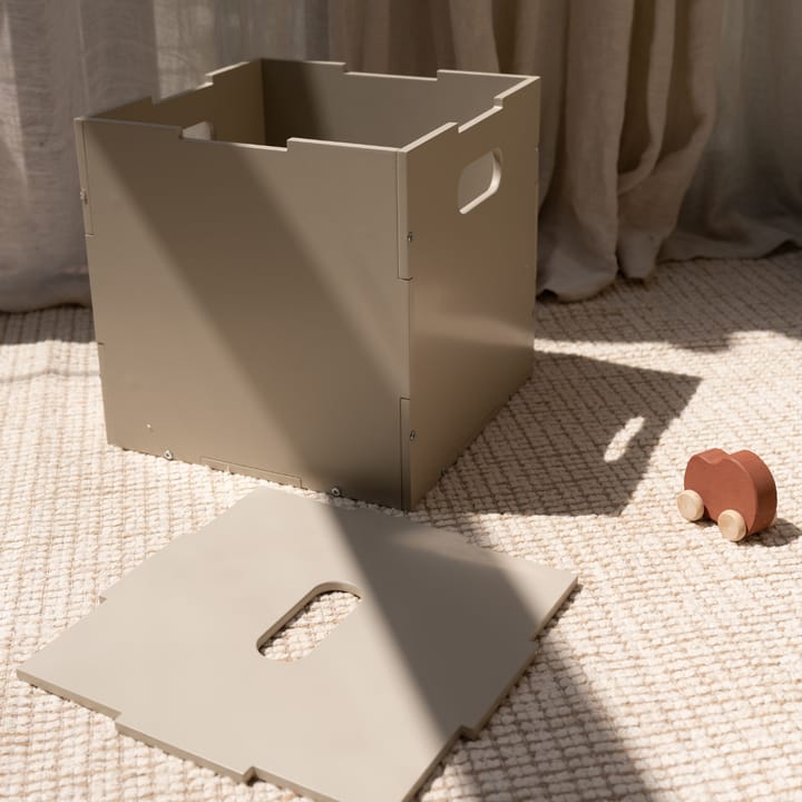 Caja de almacenamiento Cube Storage - Beige - Nofred