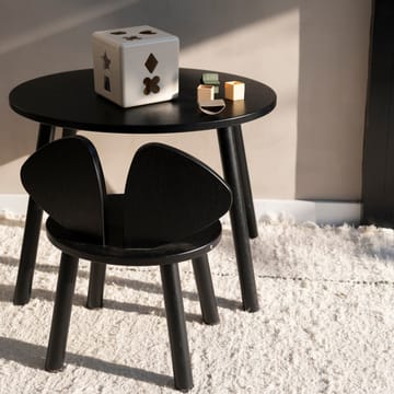 Mesa infantil Mouse Table - Negro - Nofred