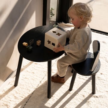 Mesa infantil Mouse Table - Negro - Nofred