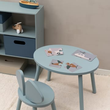 Set silla + mesa infantil Mouse - Verde oliva - Nofred