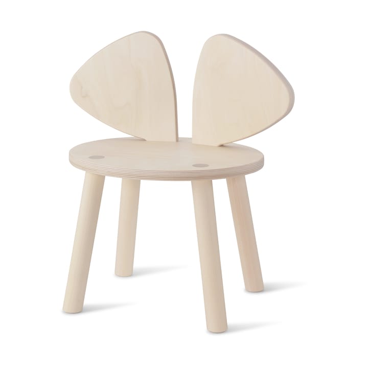 Silla infantil Mouse Chair - Blanco pigmentado - Nofred