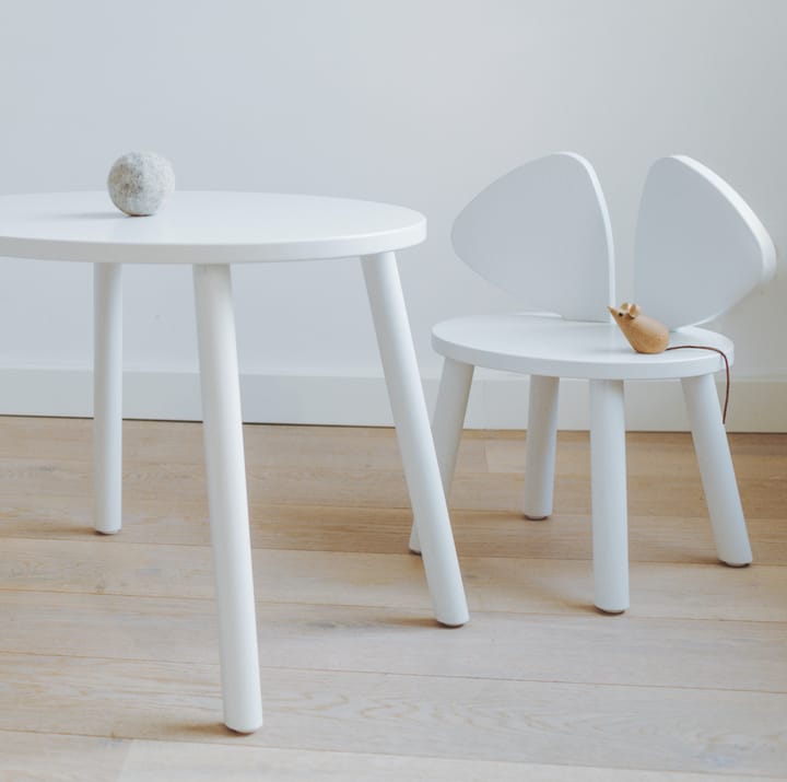 Silla infantil Mouse Chair - Blanco - Nofred