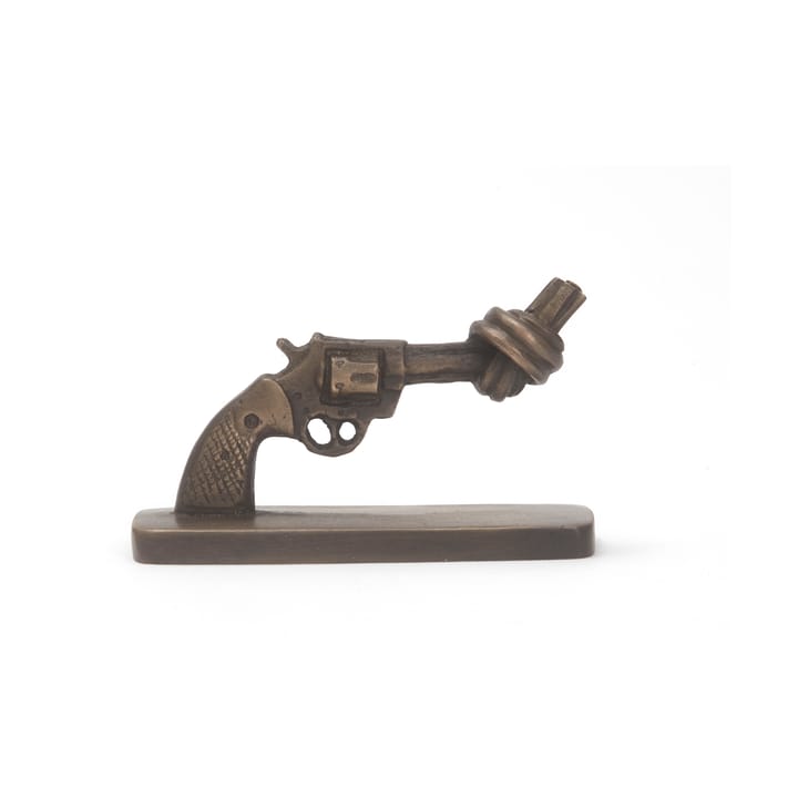 Knotted Gun mini 7 cm - Bronce mate - Non Violence